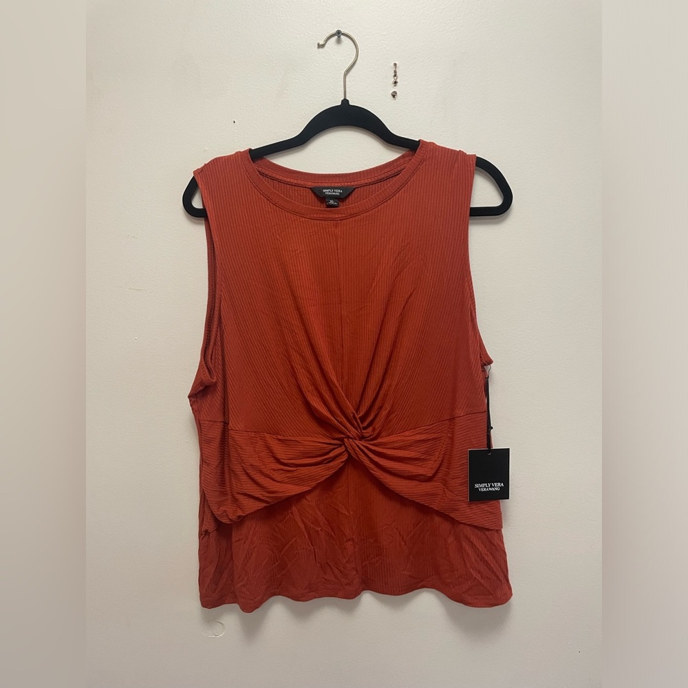 Orange tank top